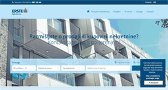 Desktop Screenshot of erstenekretnine.hr